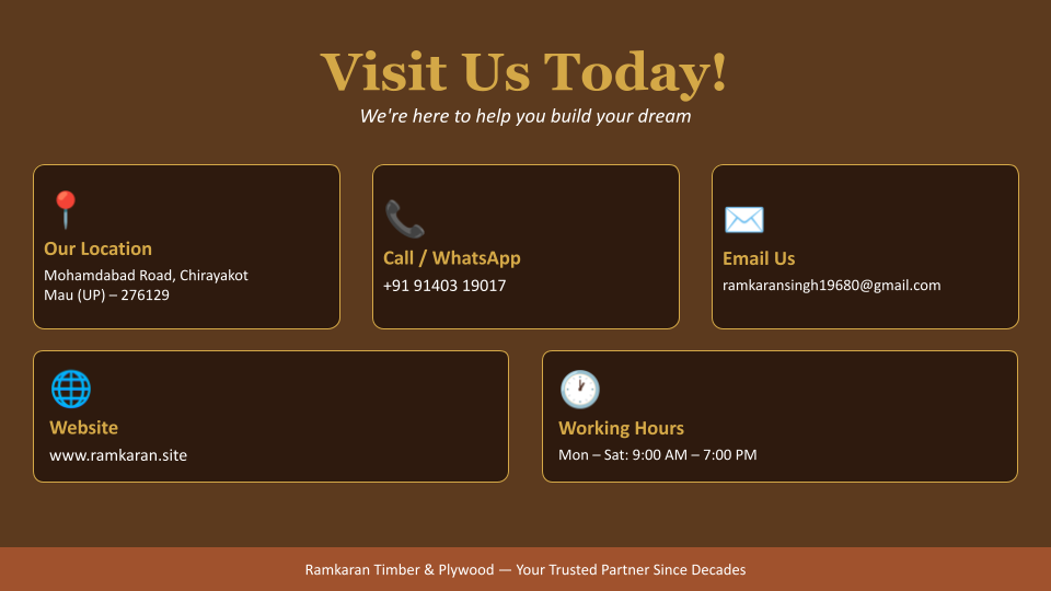 Ramkaran Timber & Plywood